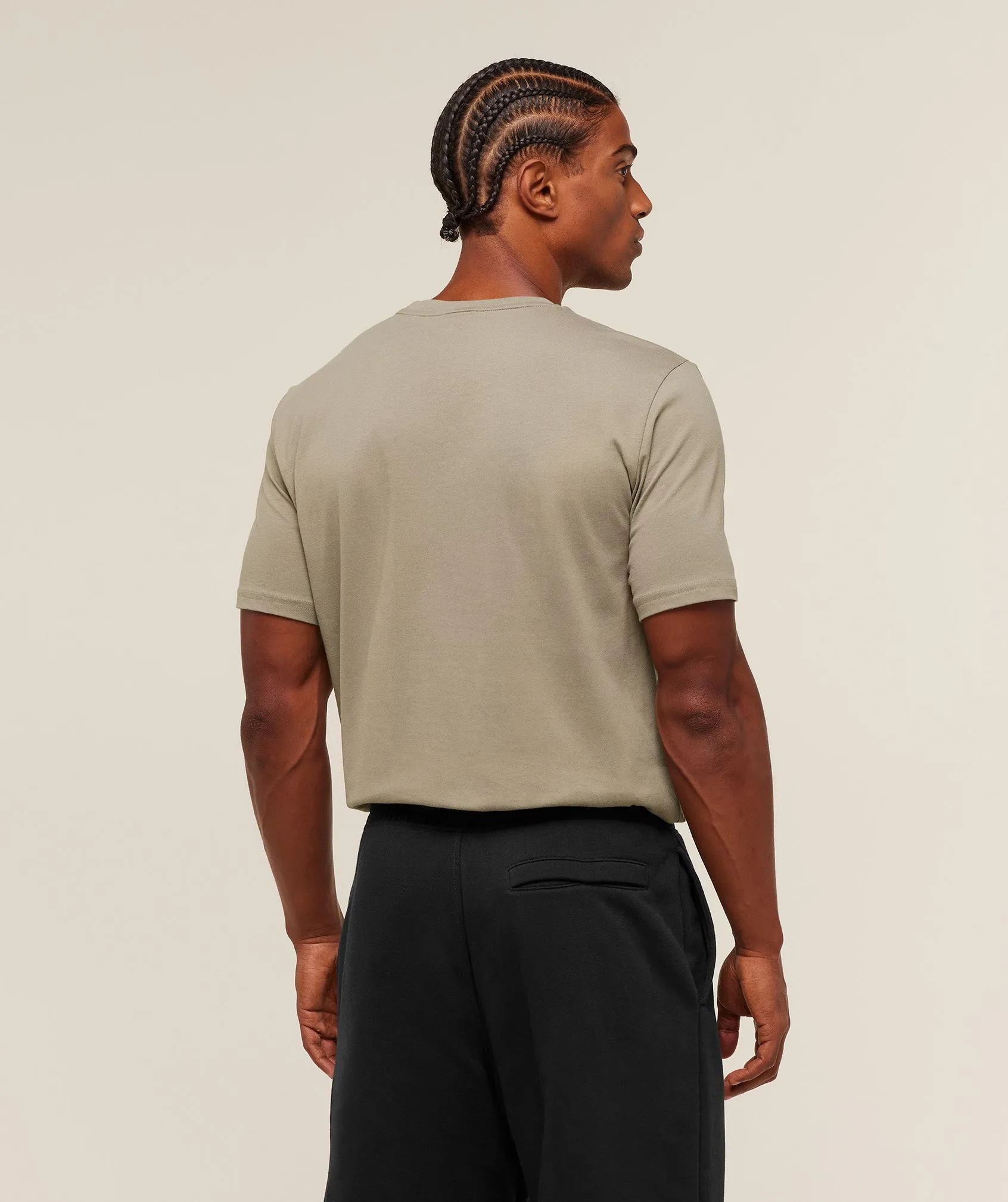 Gymshark Crest T-Shirt - Linen Brown sold by Gymshark product image thumbnail 2