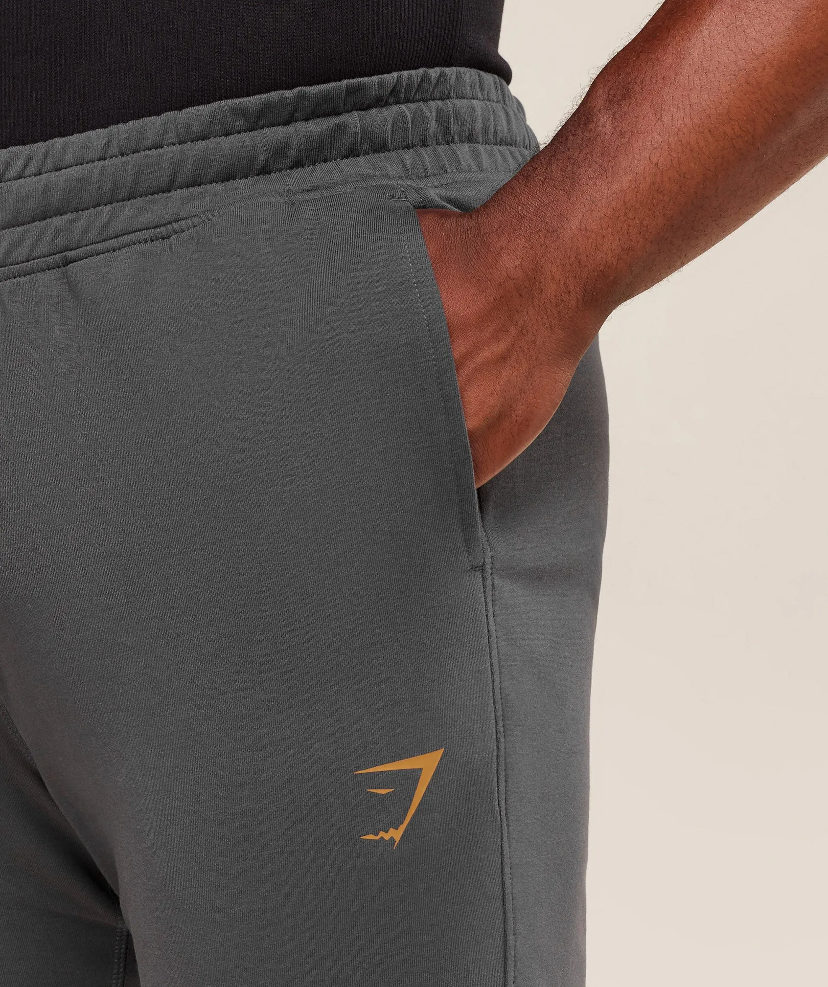 Gymshark Prime Joggers - Onyx Grey/Antique Gold sold by Gymshark product image thumbnail 5
