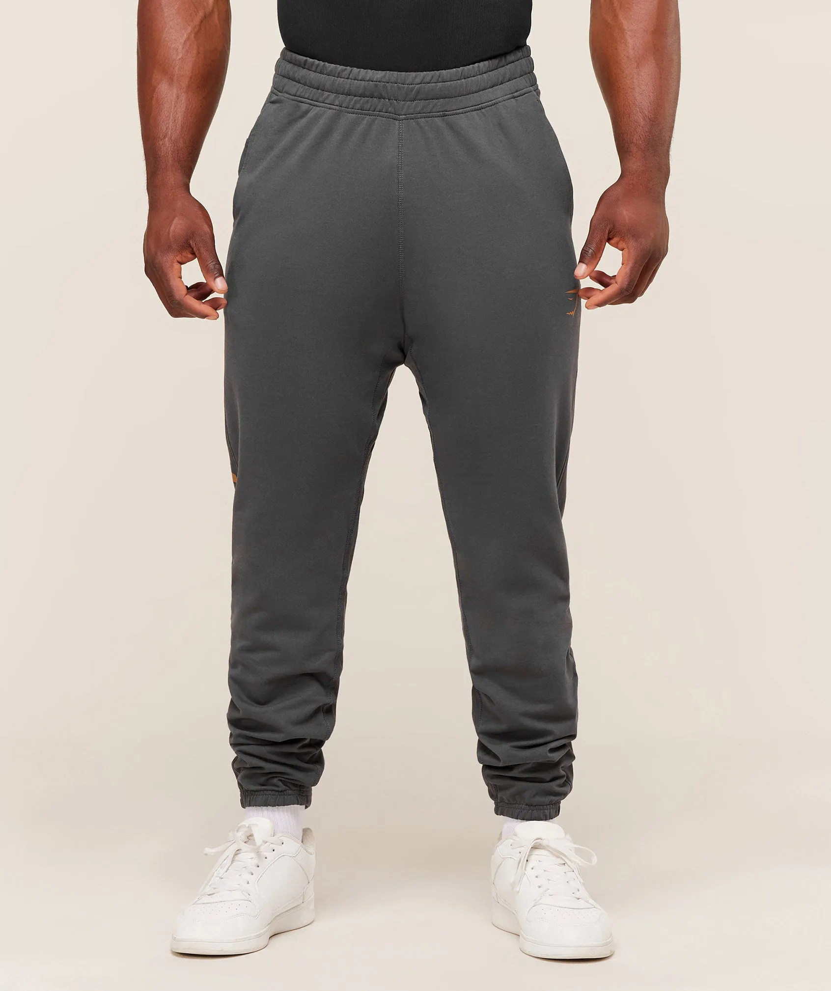 Gymshark Prime Joggers - Onyx Grey/Antique Gold sold by Gymshark