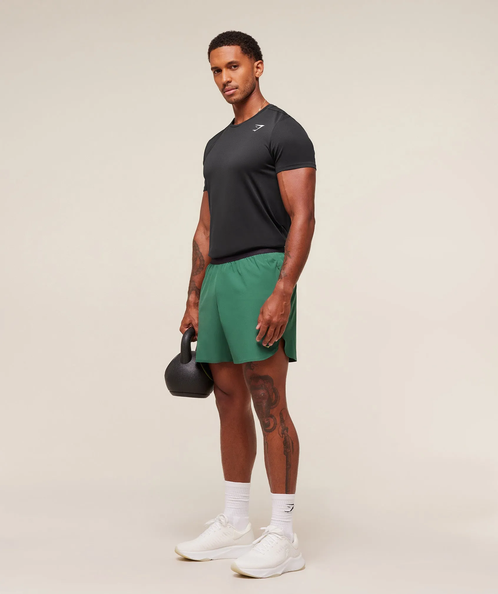 Gymshark Fit Repeat 6" Shorts - Lift Green sold by Gymshark product image thumbnail 4