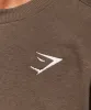 Gymshark Crest Oversized Crew - Archive Brown sold by Gymshark