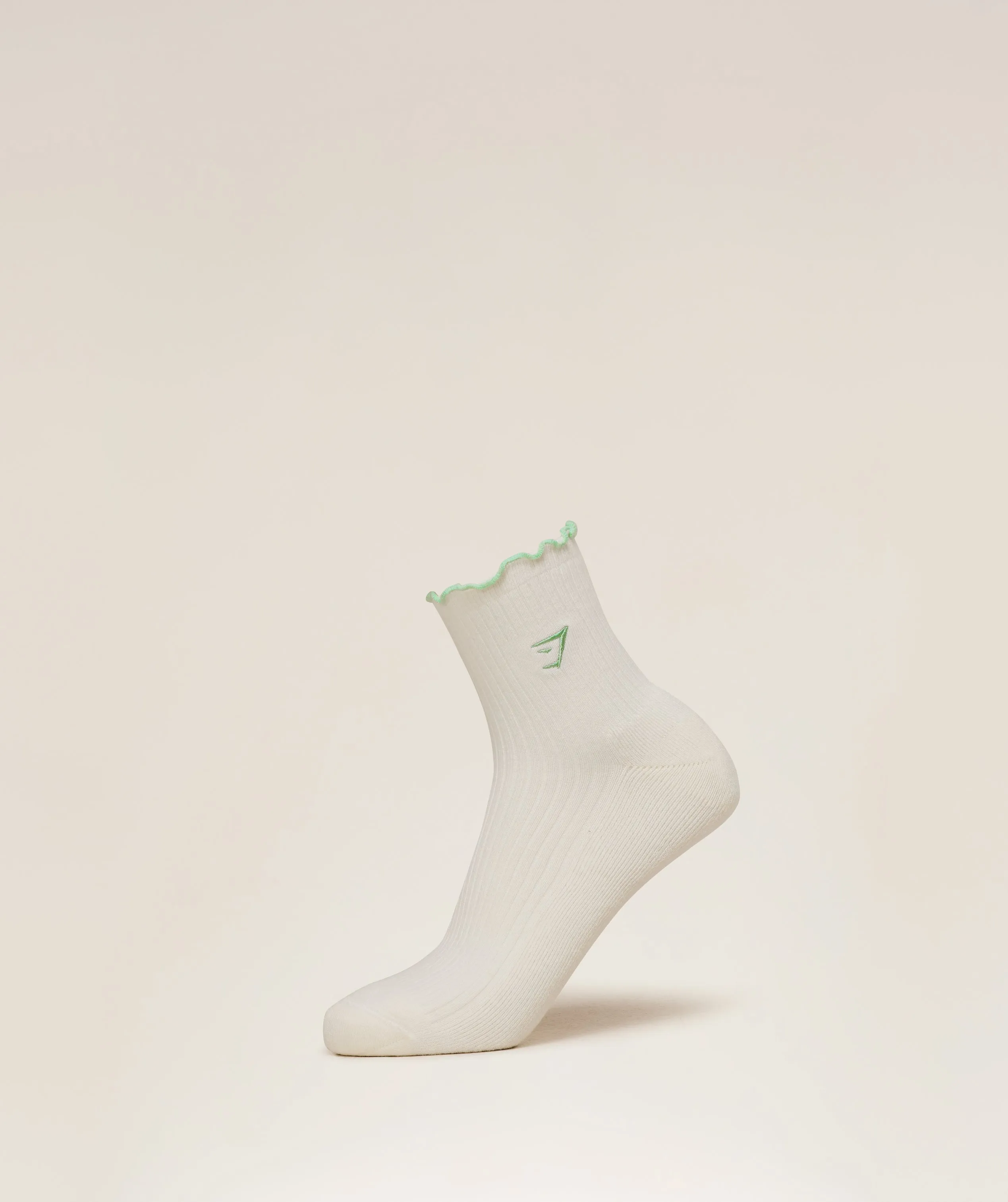 Gymshark Weight Doodle Graphic Frill Midi 3pk - Soft White sold by Gymshark product image thumbnail 3