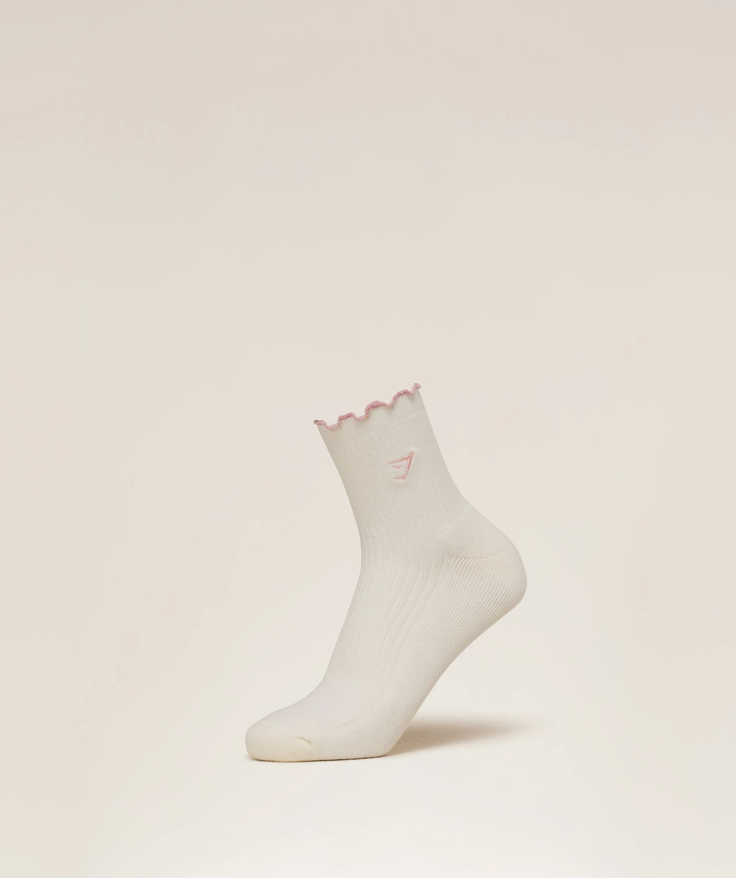 Gymshark Weight Doodle Graphic Frill Midi 3pk - Soft White sold by Gymshark product image thumbnail 5