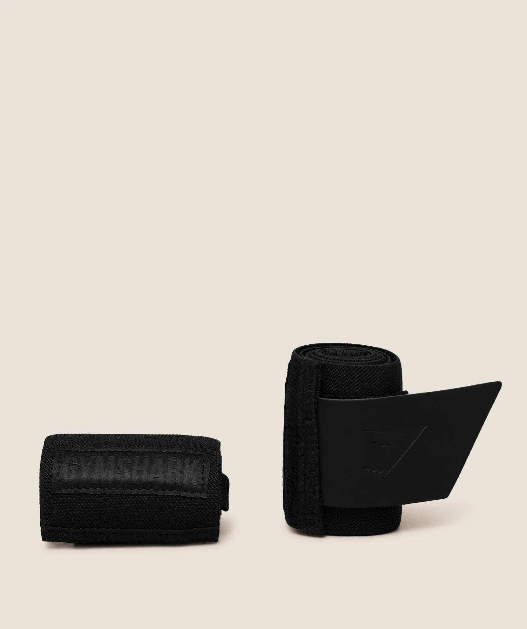 Gymshark Rigid Wrist Straps - Black sold by Gymshark