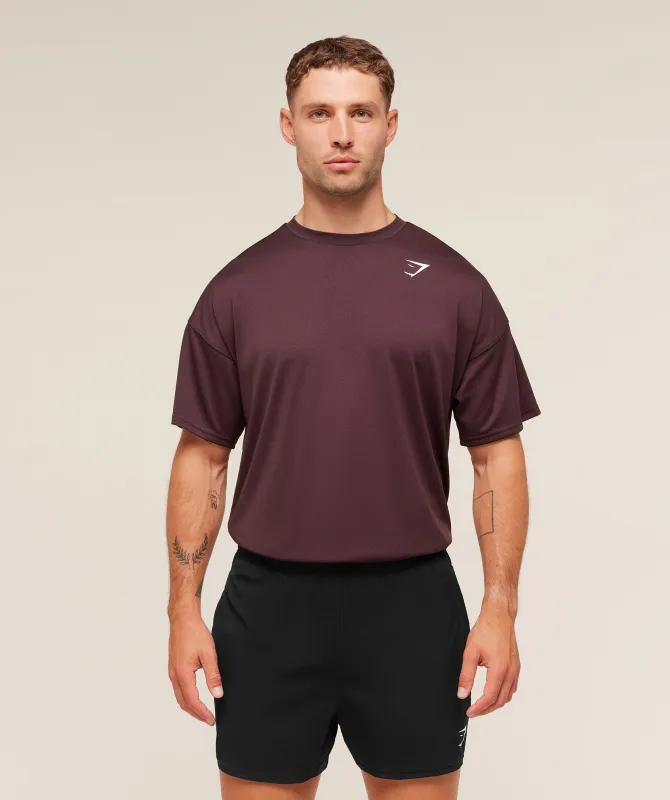 Gymshark Arrival Oversized T-Shirt - Cherry Purple sold by Gymshark