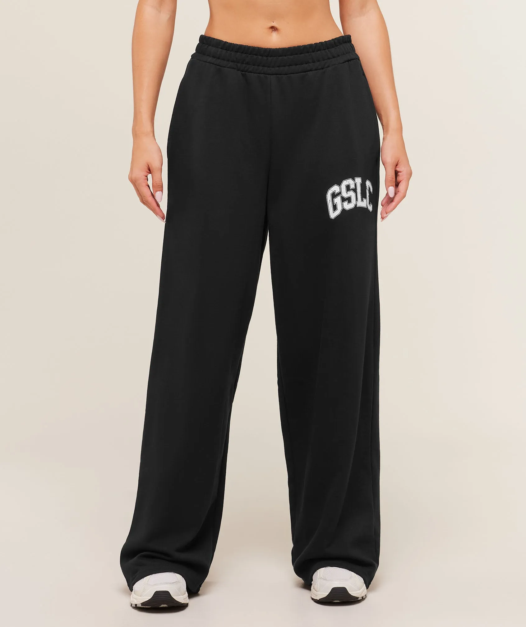 Gymshark GSLC Lifting Club Straight Leg Joggers - Black sold by Gymshark