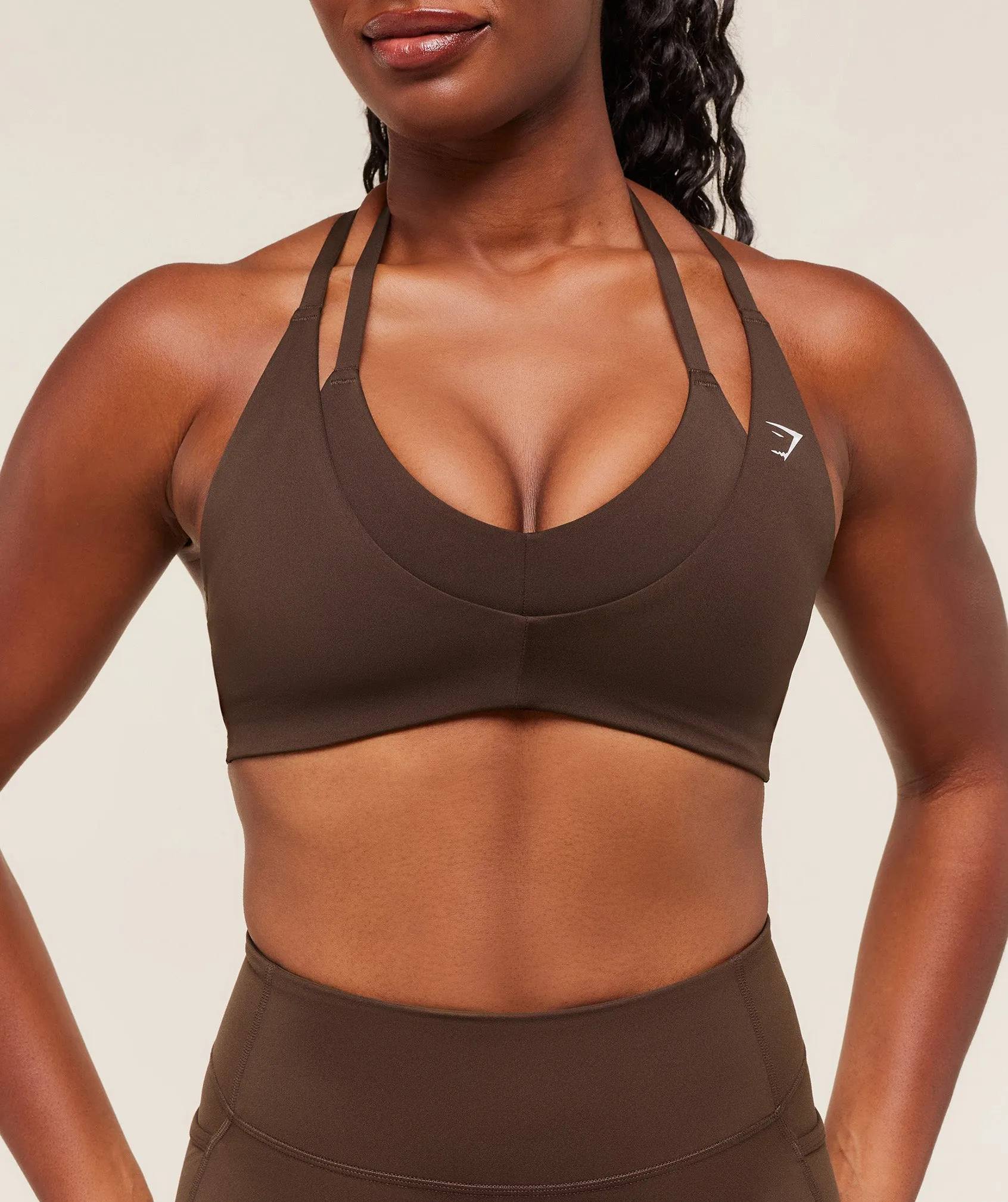 Gymshark Reps T Back Sports bRa - Archive Brown sold by Gymshark product image thumbnail 5