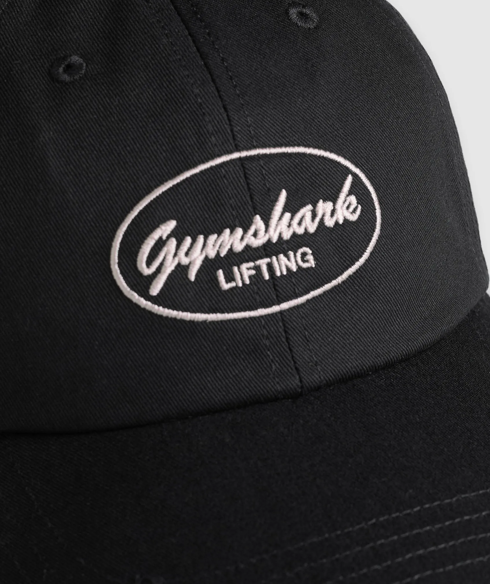 Gymshark Old School Lifting Cap - Black sold by Gymshark product image thumbnail 4