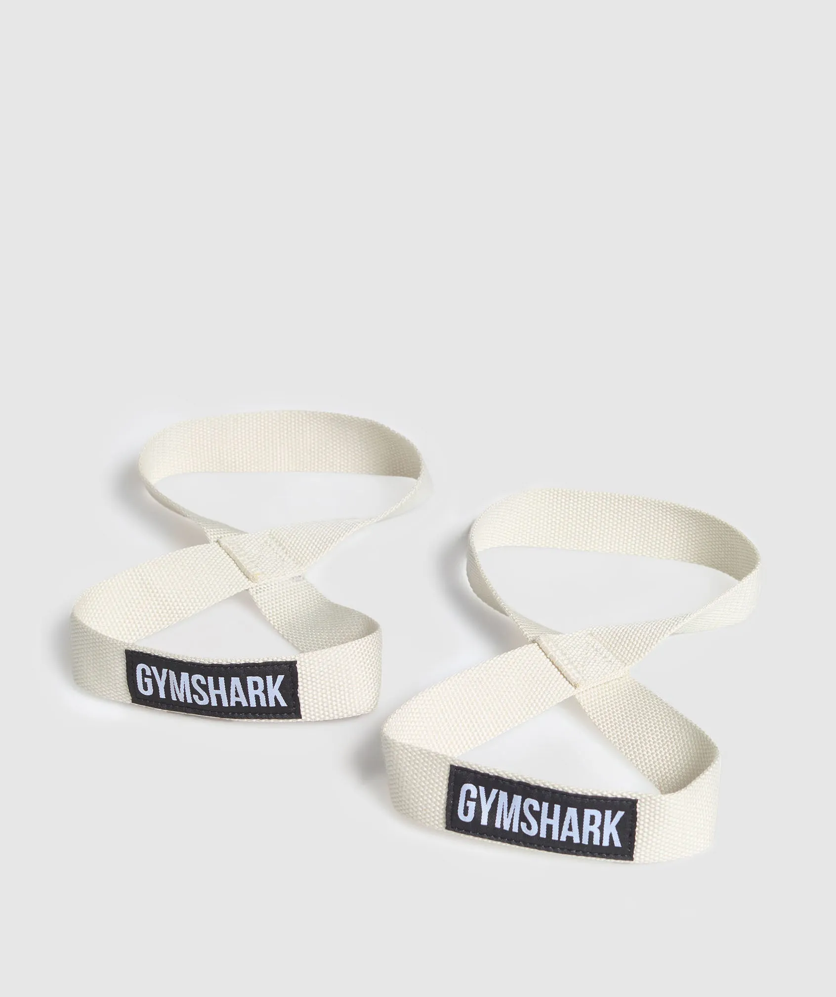 Gymshark Figure 8 Lifting Straps - Oat White sold by Gymshark