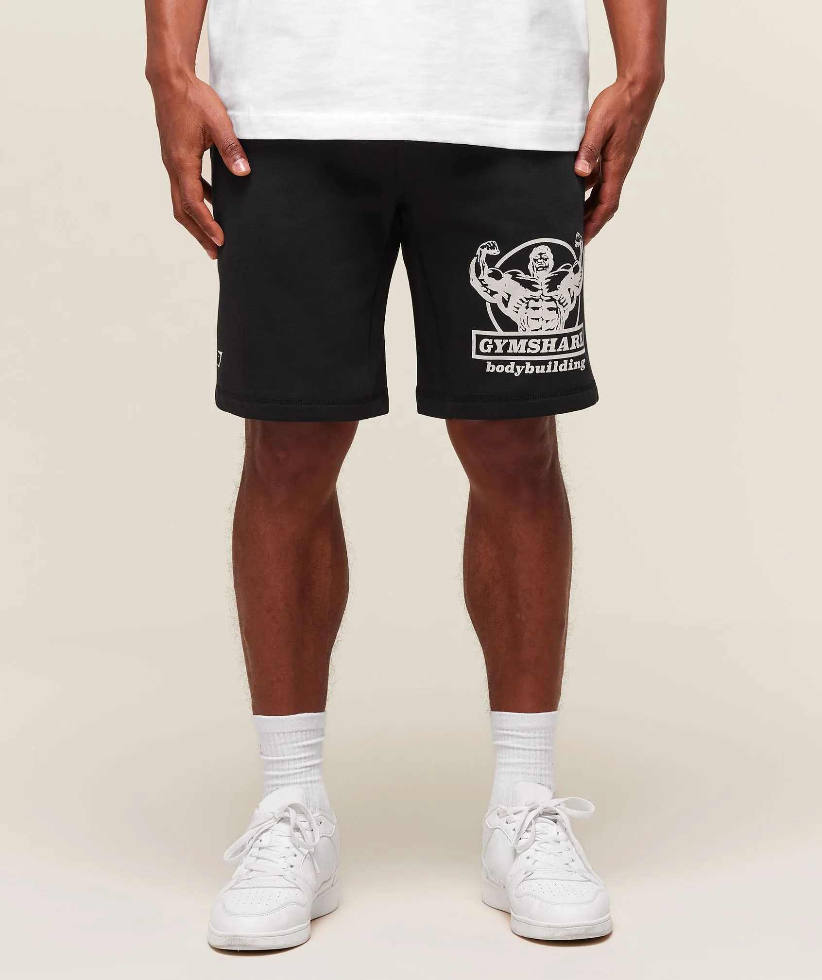 Gymshark Double Bicep 9" Shorts - Black sold by Gymshark