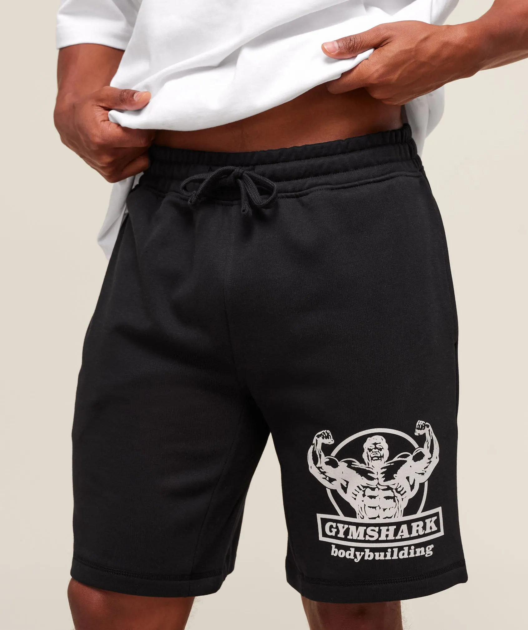 Gymshark Double Bicep 9" Shorts - Black sold by Gymshark product image thumbnail 4