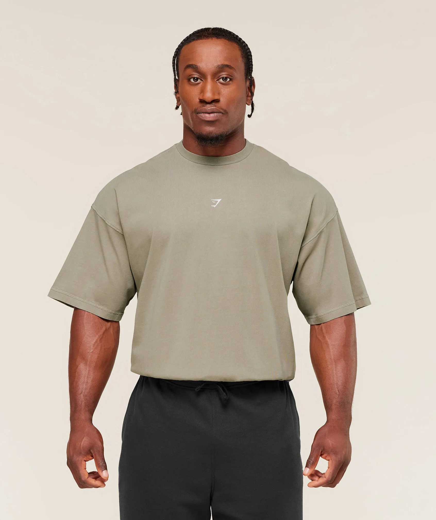 Gymshark Deadweight T-Shirt - Linen Brown sold by Gymshark product image thumbnail 2