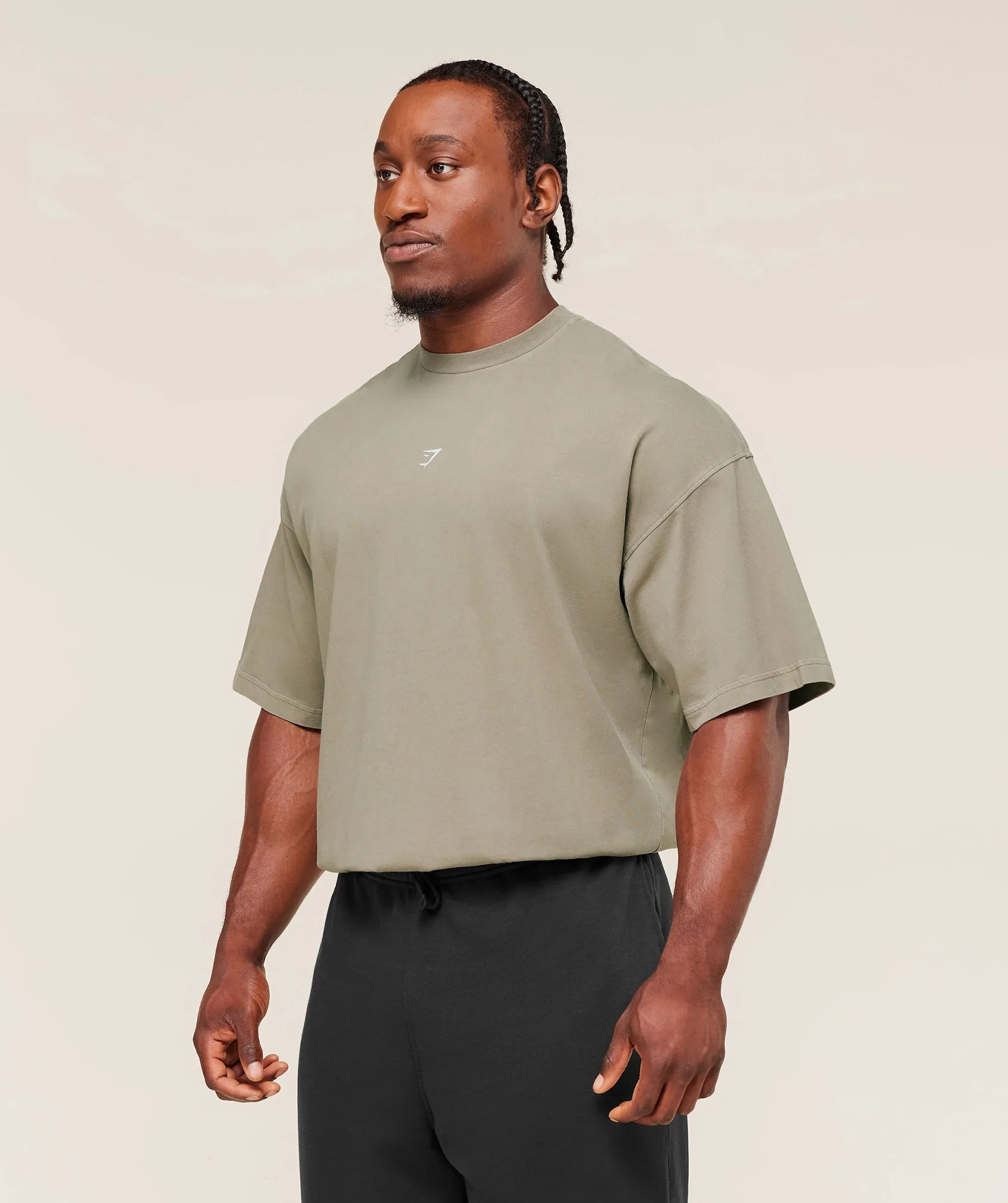 Gymshark Deadweight T-Shirt - Linen Brown sold by Gymshark product image thumbnail 3