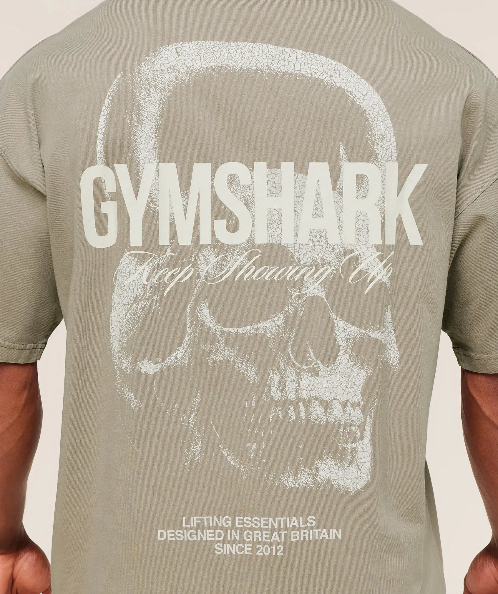 Gymshark Deadweight T-Shirt - Linen Brown sold by Gymshark product image thumbnail 5