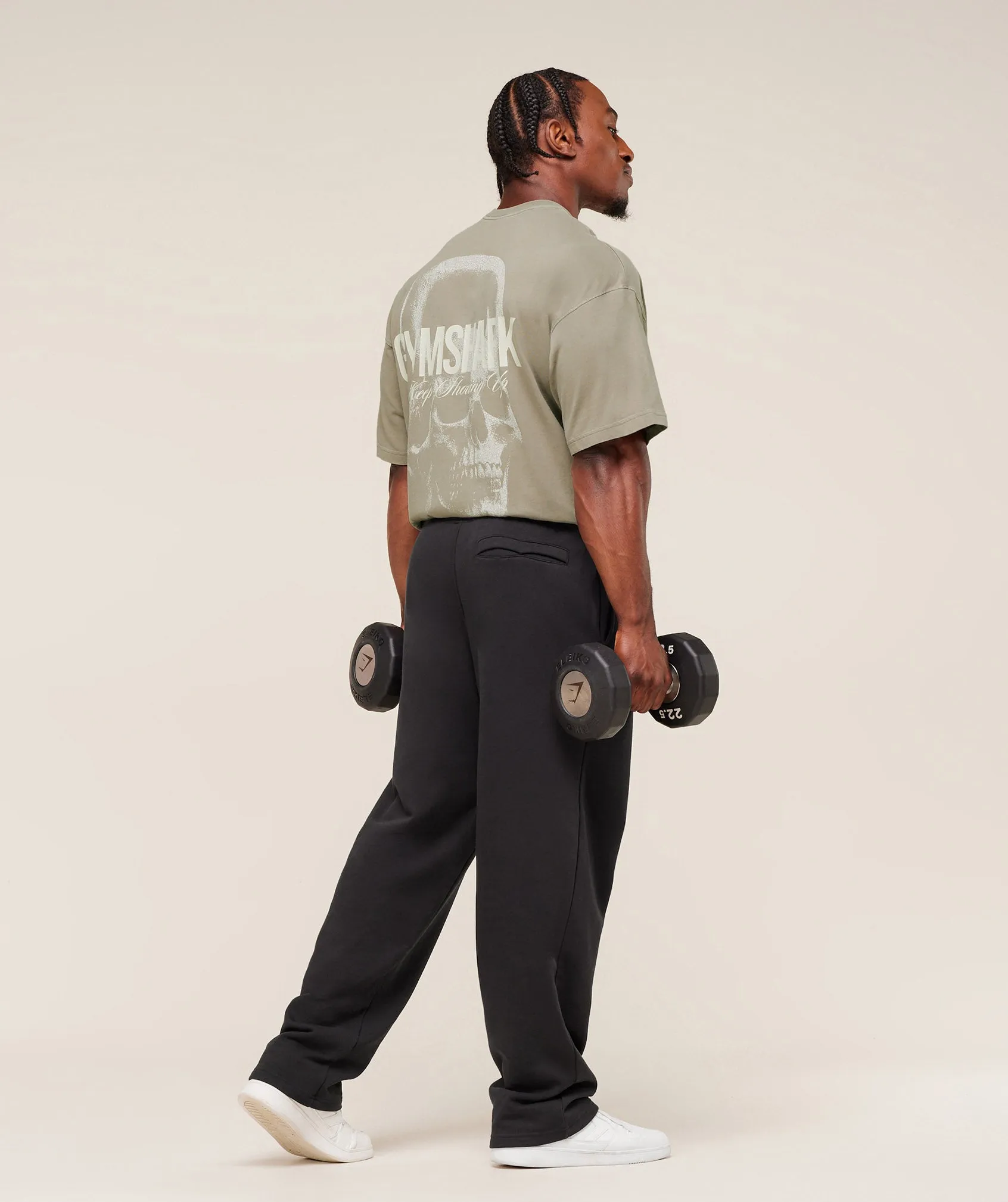 Gymshark Deadweight T-Shirt - Linen Brown sold by Gymshark product image thumbnail 4