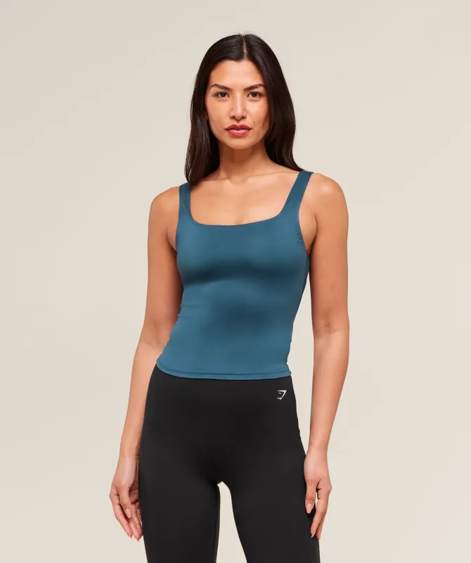 Gymshark Supersoft Tank - Success Blue sold by Gymshark