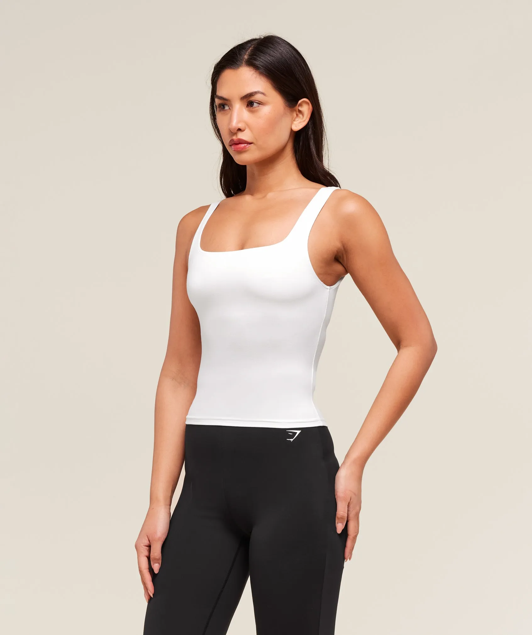 Gymshark Supersoft Tank - Soft White sold by Gymshark product image thumbnail 3