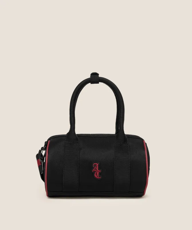 Gymshark x Analis Mini Barrel Bag - Black/Carmine Red made by Gymshark
