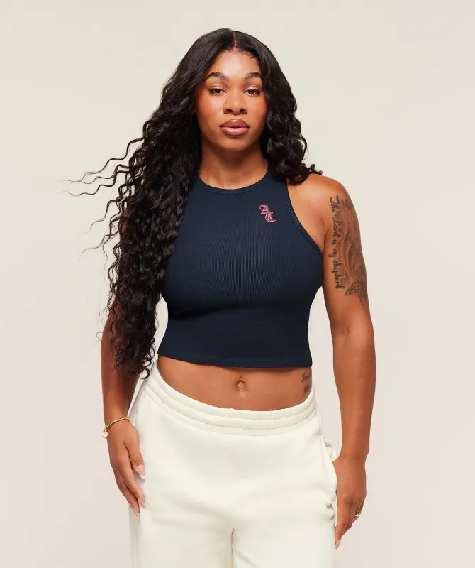 Gymshark x Analis Tank - Midnight Blue sold by Gymshark