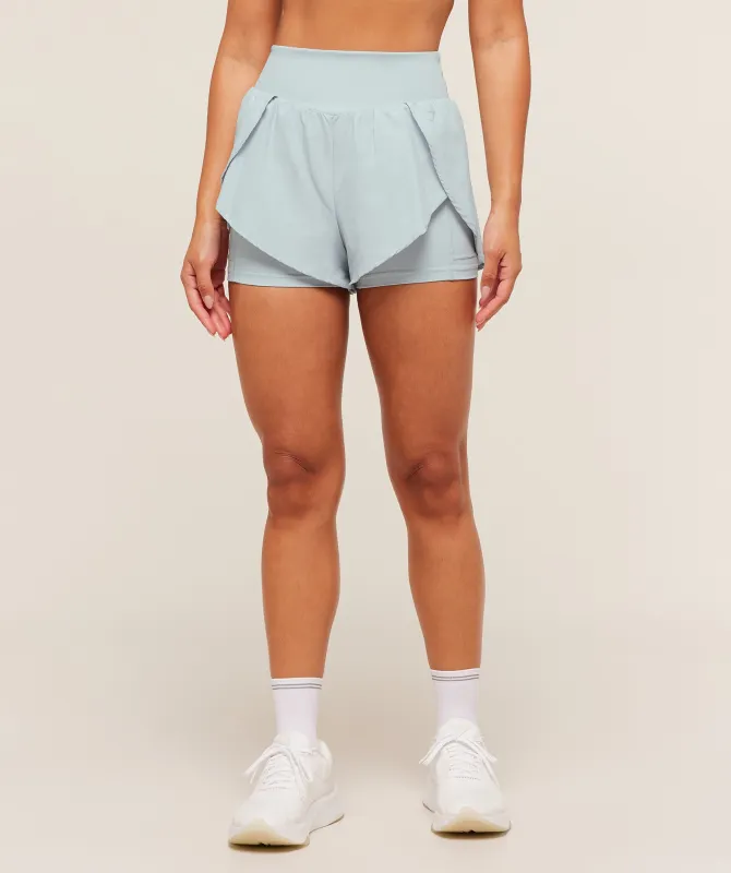 Gymshark Running 2-in-1 Shorts - Smoke Blue sold by Gymshark