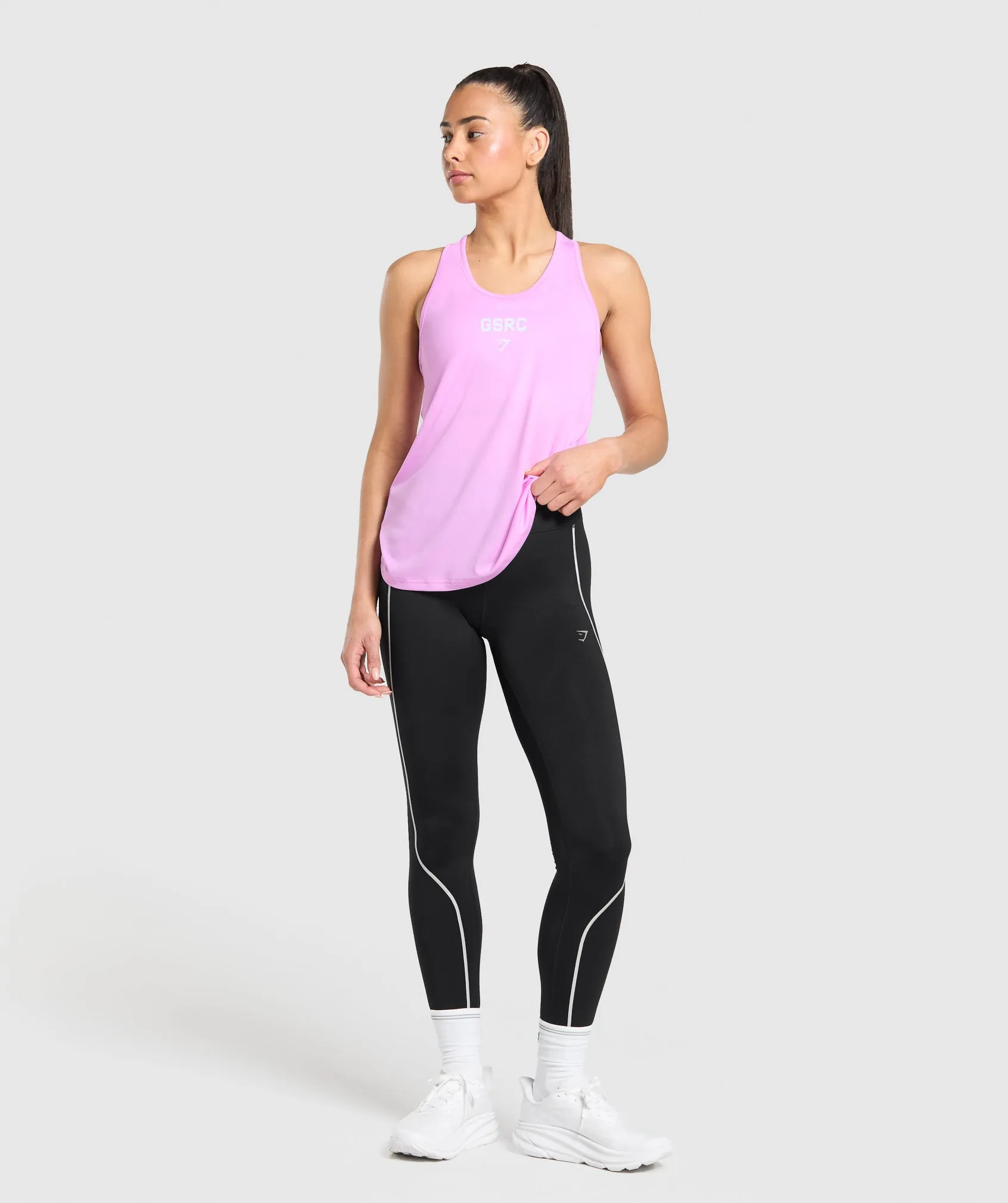 Gymshark Run Club Graphic Tank - Sour Pink sold by Gymshark product image thumbnail 3