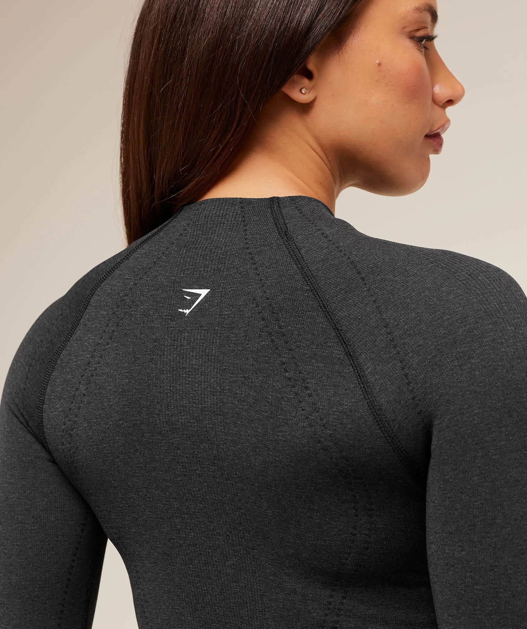 Gymshark Vital Warm Jacket - Black Marl sold by Gymshark product image thumbnail 4