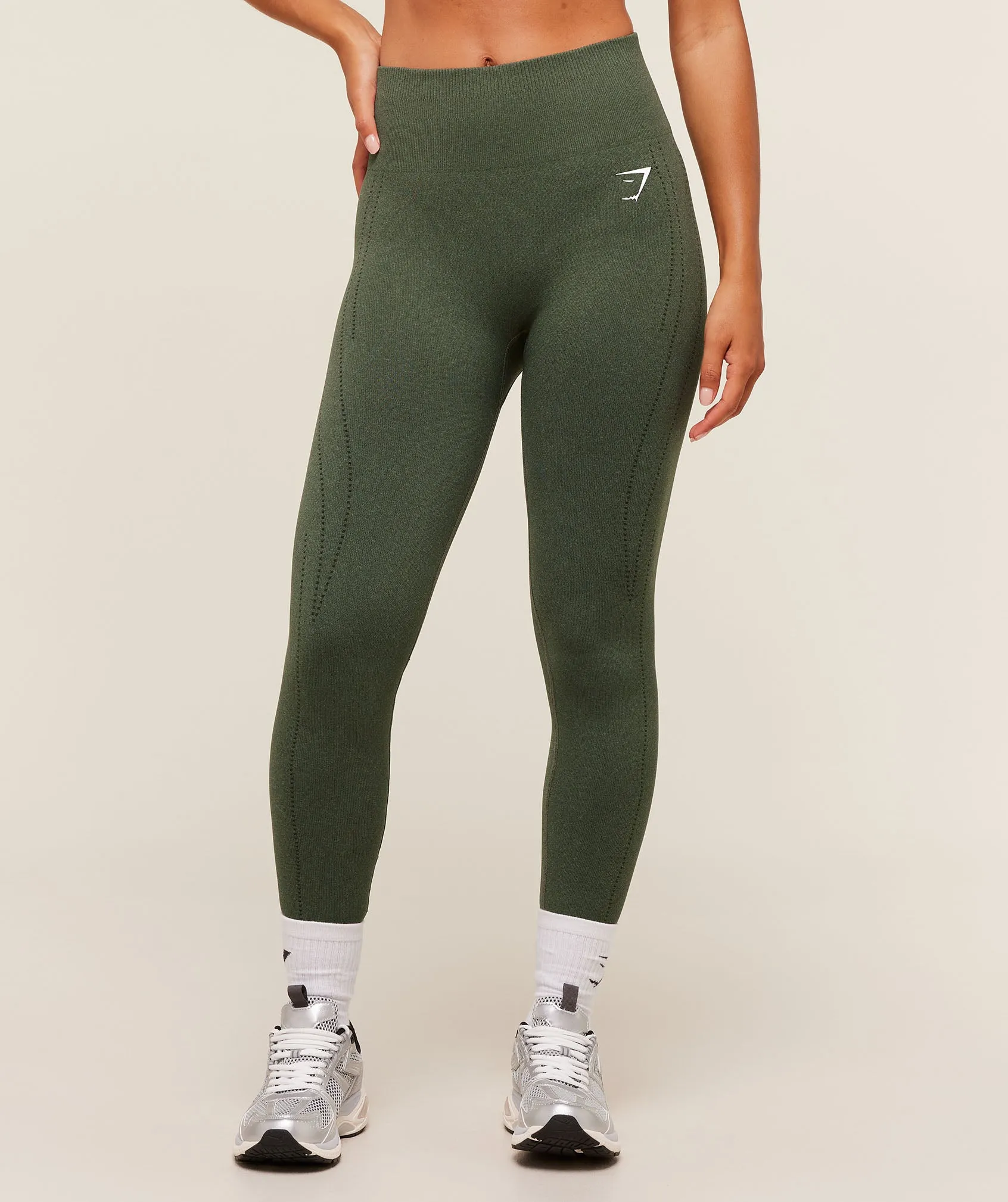 Gymshark VItal Warm Leggings - Base Green/Marl sold by Gymshark