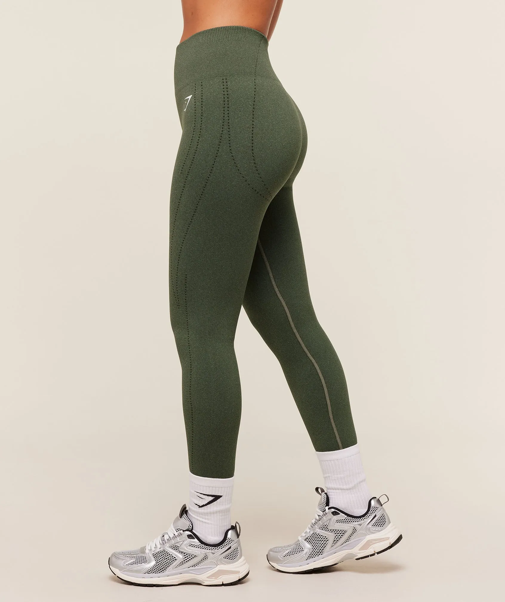 Gymshark VItal Warm Leggings - Base Green/Marl sold by Gymshark product image thumbnail 2