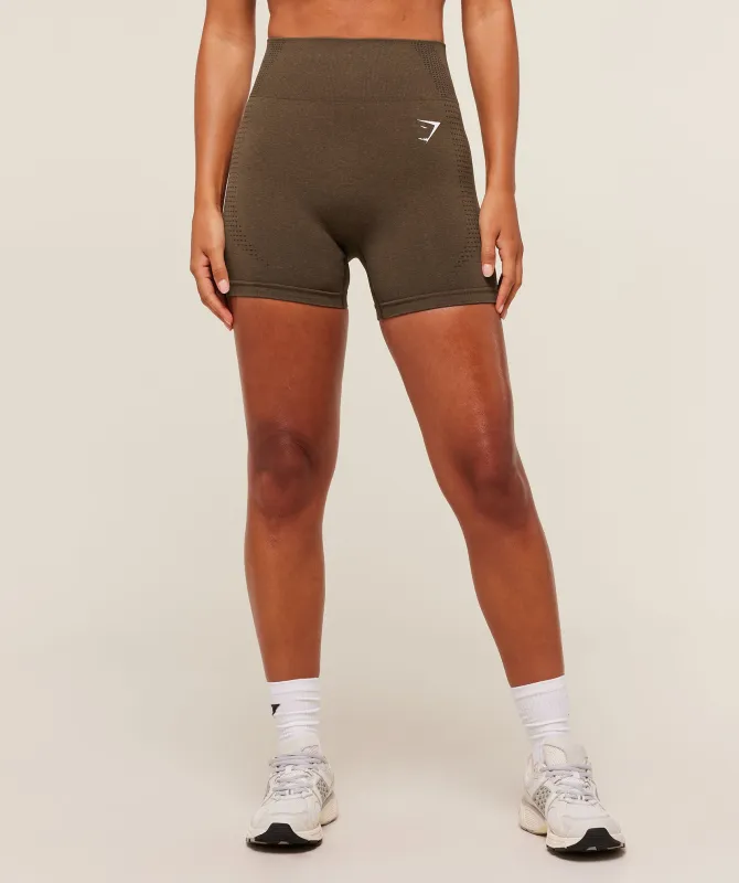 Gymshark Vital Soft Short - Espresso Marl sold by Gymshark
