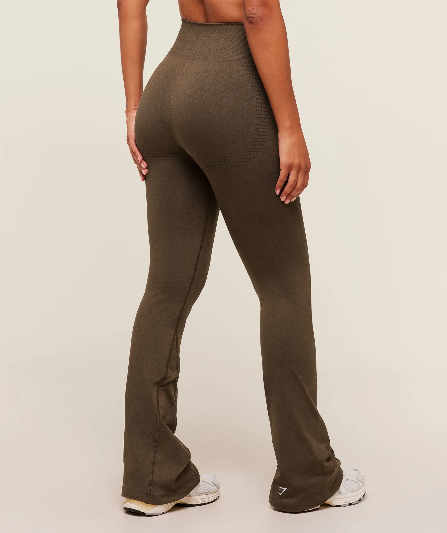 Gymshark Vital Soft Flared Leggings - Espresso Marl sold by Gymshark product image thumbnail 2
