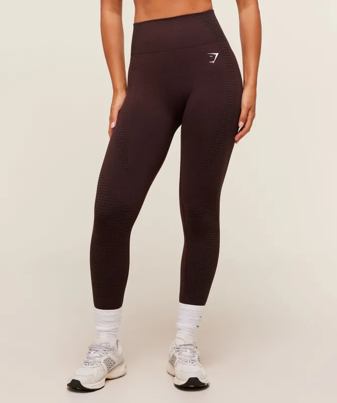 Gymshark Vital Leggings - Rich Maroon/Marl sold by Gymshark