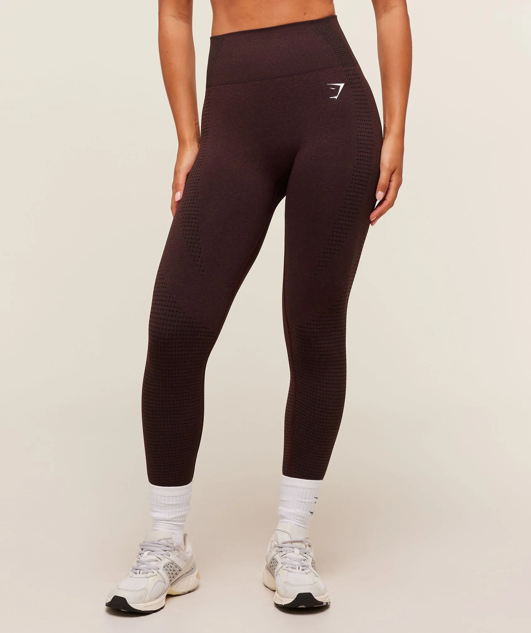 Gymshark Vital Leggings - Rich Maroon/Marl sold by Gymshark