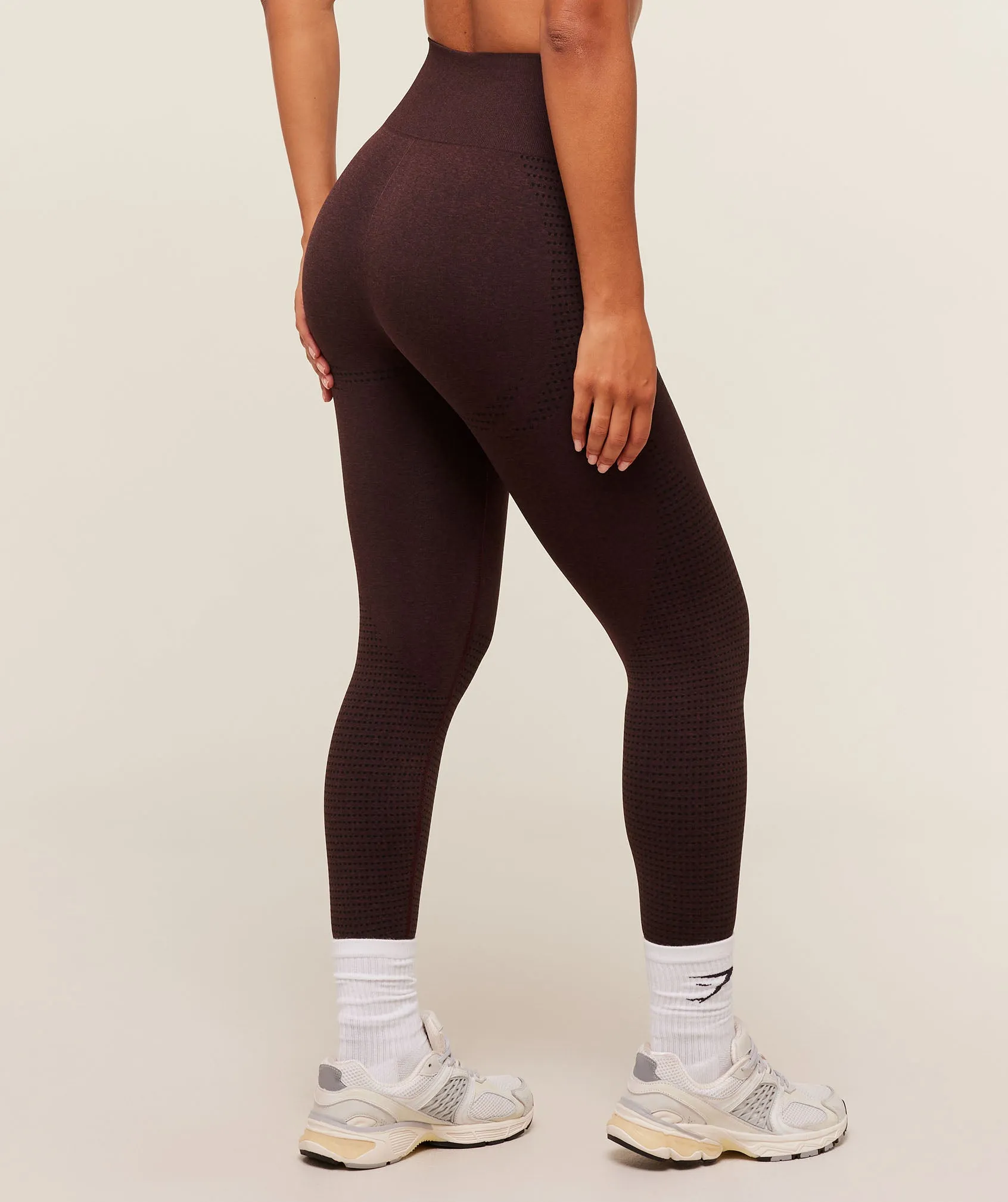 Gymshark Vital Leggings - Rich Maroon/Marl sold by Gymshark product image thumbnail 2