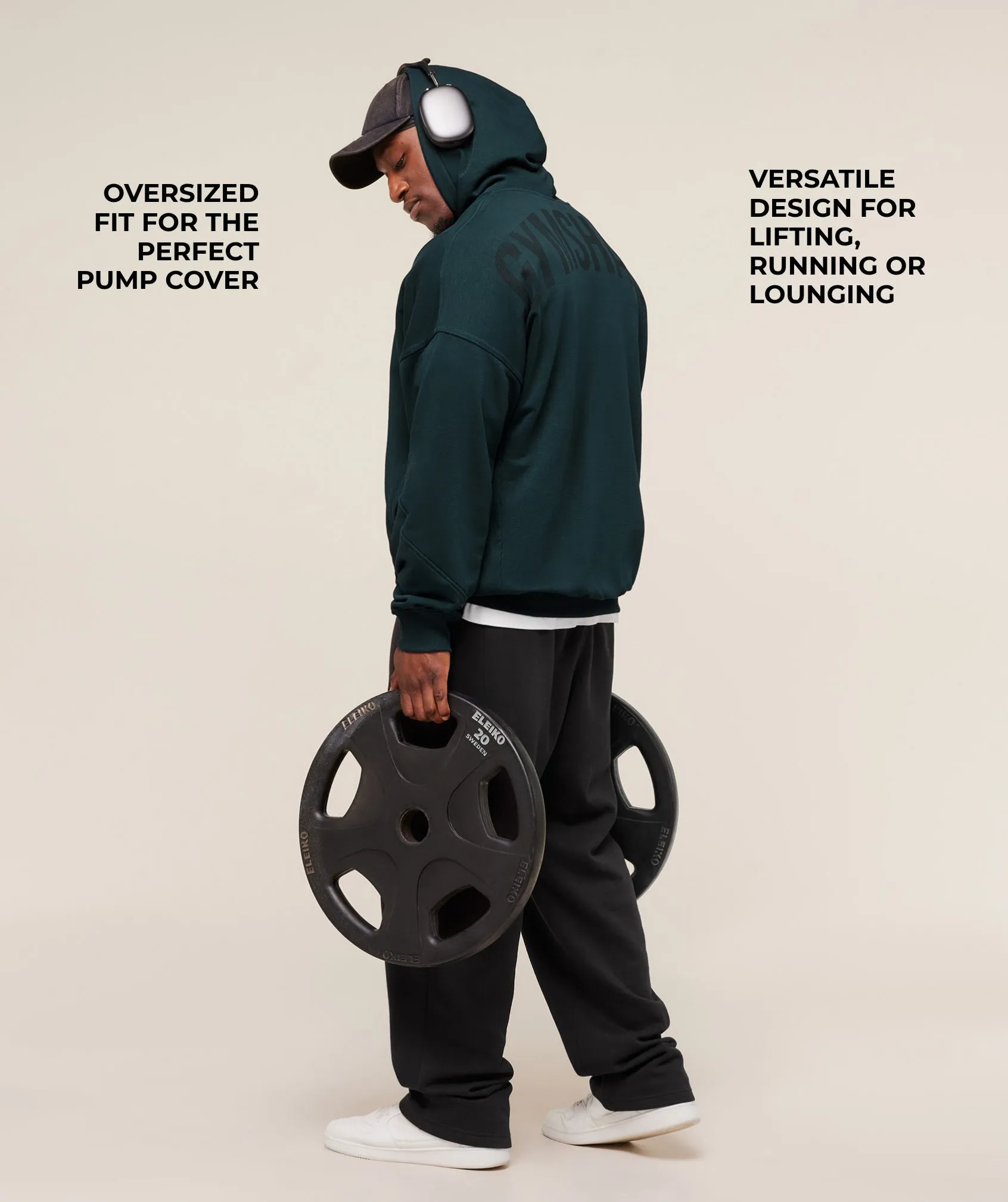 Gymshark Power Zip Up Hoodie - Deep Petrol Blue sold by Gymshark product image thumbnail 2