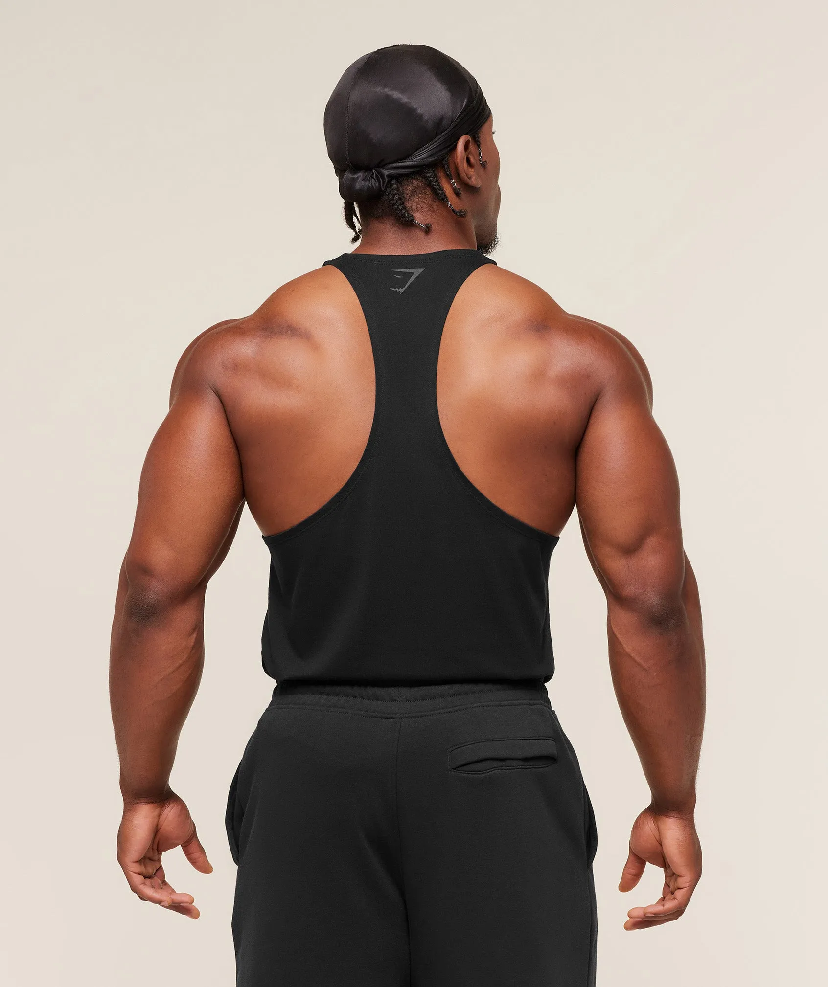 Gymshark Power Stringer - Black/Asphalt Grey sold by Gymshark product image thumbnail 3