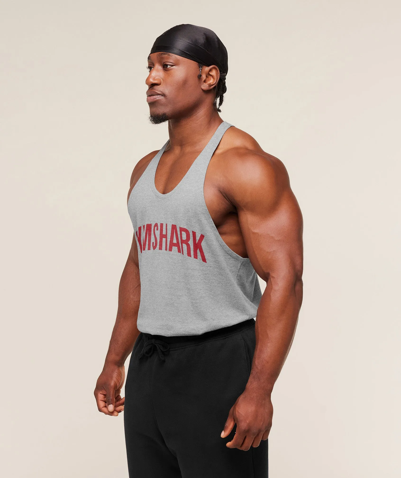 Gymshark Power Stringer - Charcoal Core Marl sold by Gymshark product image thumbnail 4
