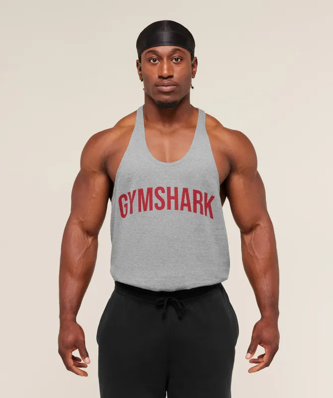Gymshark Power Stringer - Charcoal Core Marl sold by Gymshark