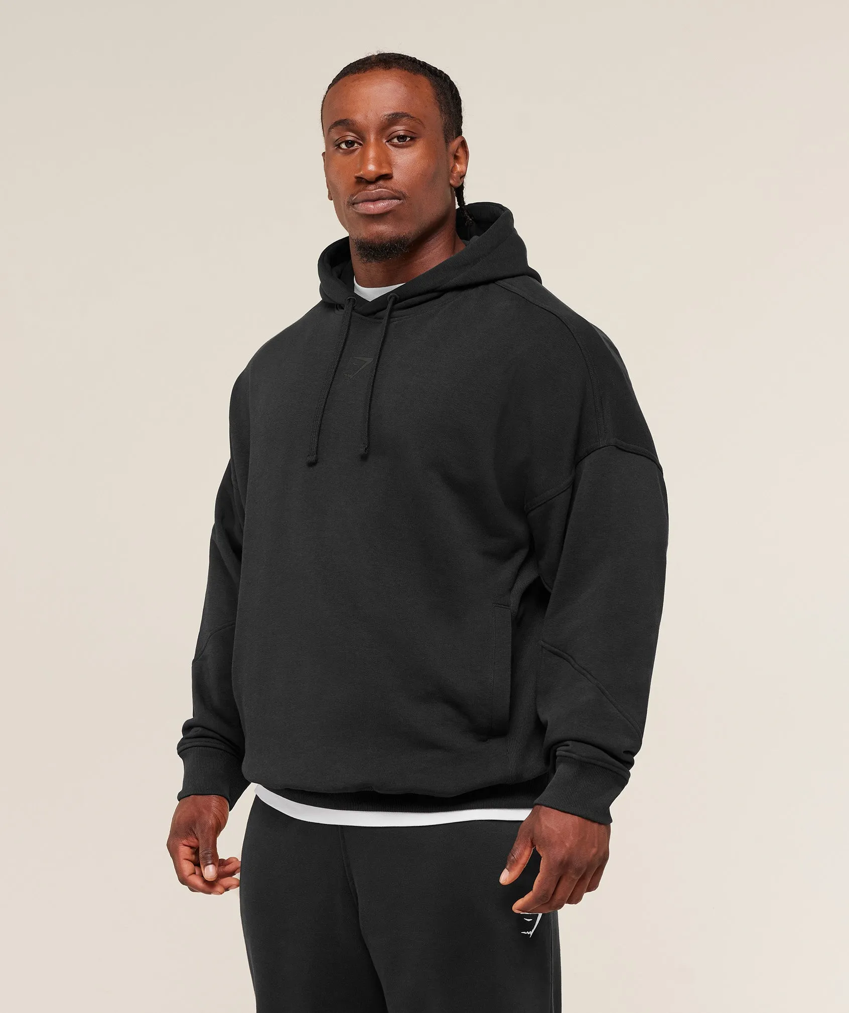 Gymshark Power Hoodie - Black/Asphalt Grey sold by Gymshark product image thumbnail 3
