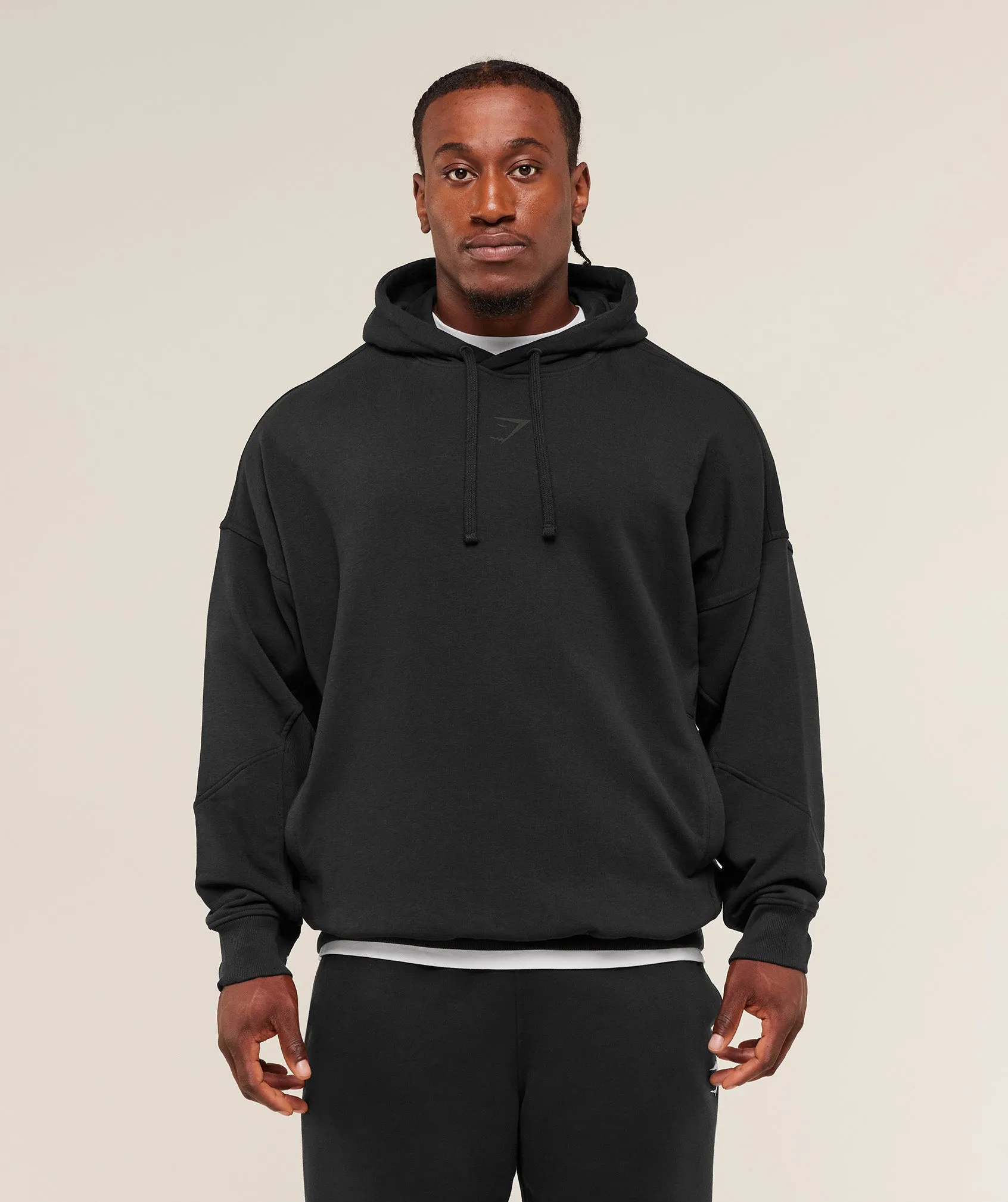 Gymshark Power Hoodie - Black/Asphalt Grey sold by Gymshark product image thumbnail 2