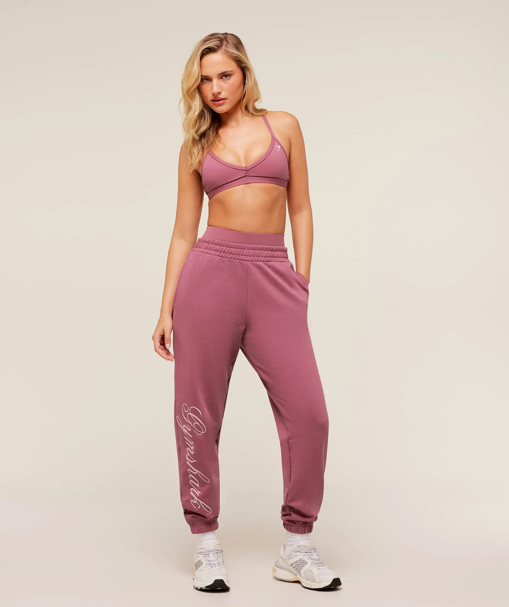 Gymshark All Seasons Graphic Jogger - Reset Pink sold by Gymshark product image thumbnail 4