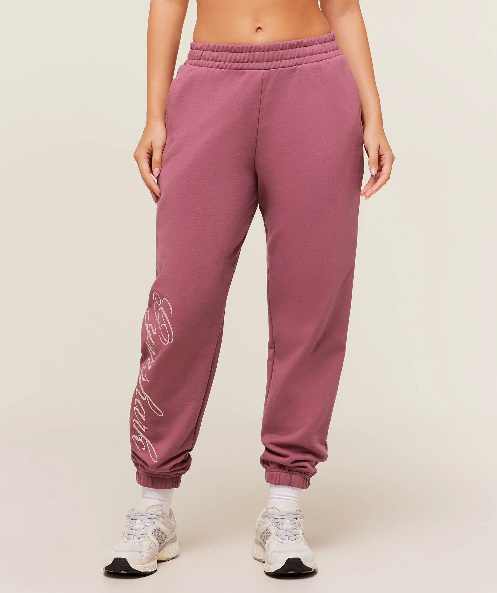 Gymshark All Seasons Graphic Jogger - Reset Pink sold by Gymshark