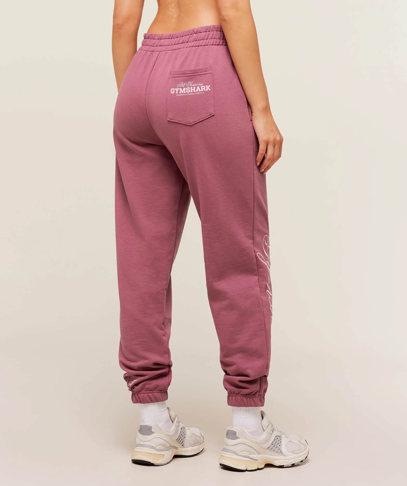 Gymshark All Seasons Graphic Jogger - Reset Pink sold by Gymshark product image thumbnail 2