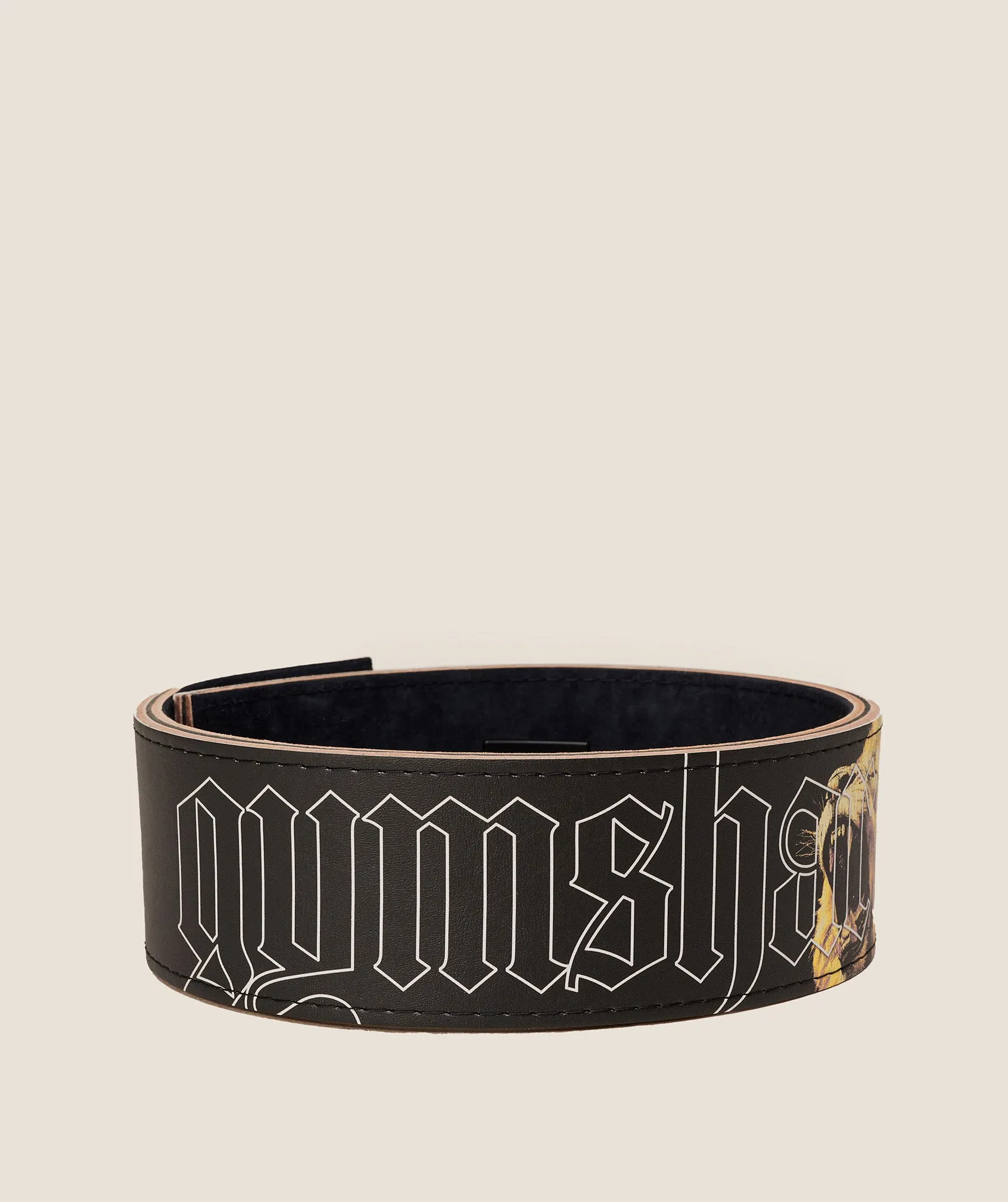 Gymshark Graphic Lever Lifting Belt - Black sold by Gymshark