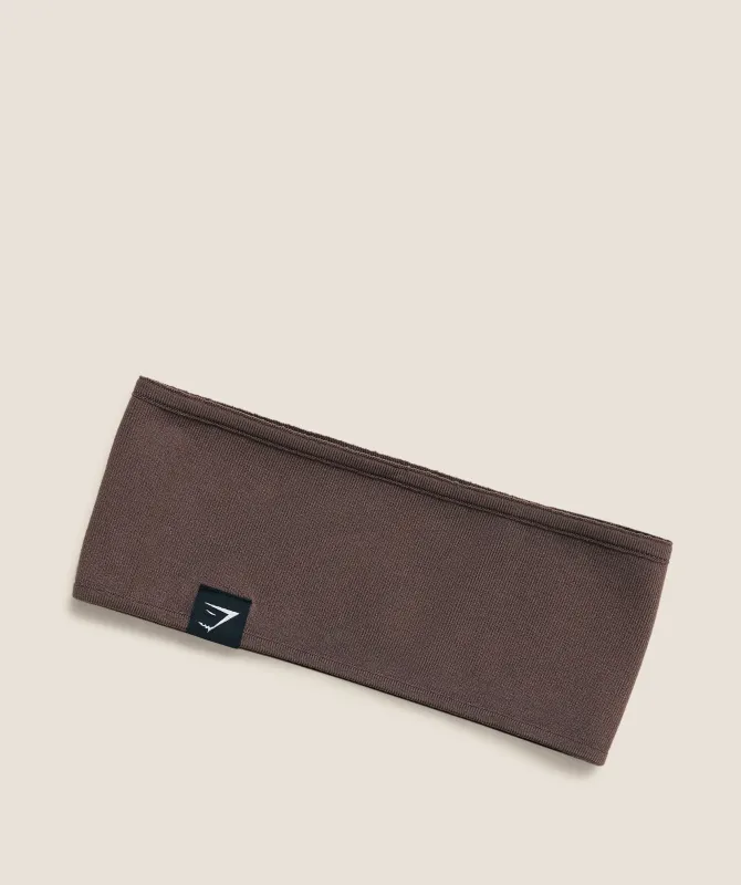 Gymshark Diffuse Single Layer Sweat Headband - Soft Brown sold by Gymshark