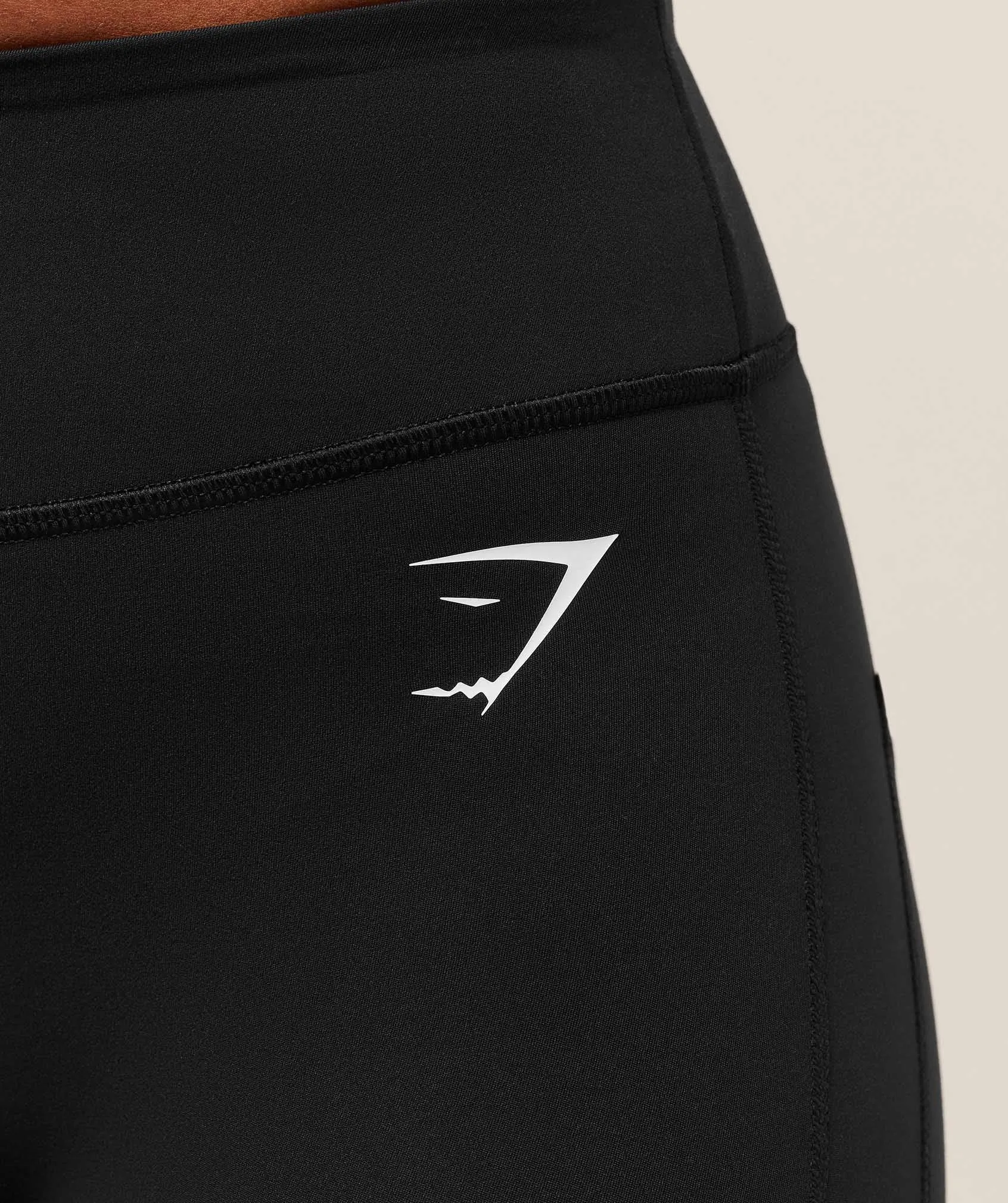 Gymshark Superset Back Pocket Flared Leggings - Black sold by Gymshark product image thumbnail 5