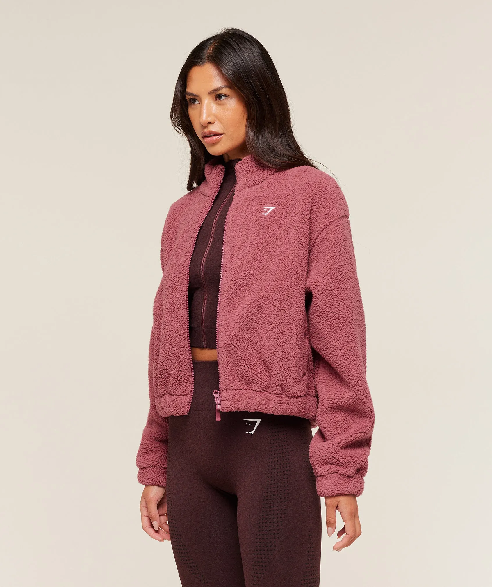 Gymshark Sherpa Jacket - Reset Pink sold by Gymshark product image thumbnail 2