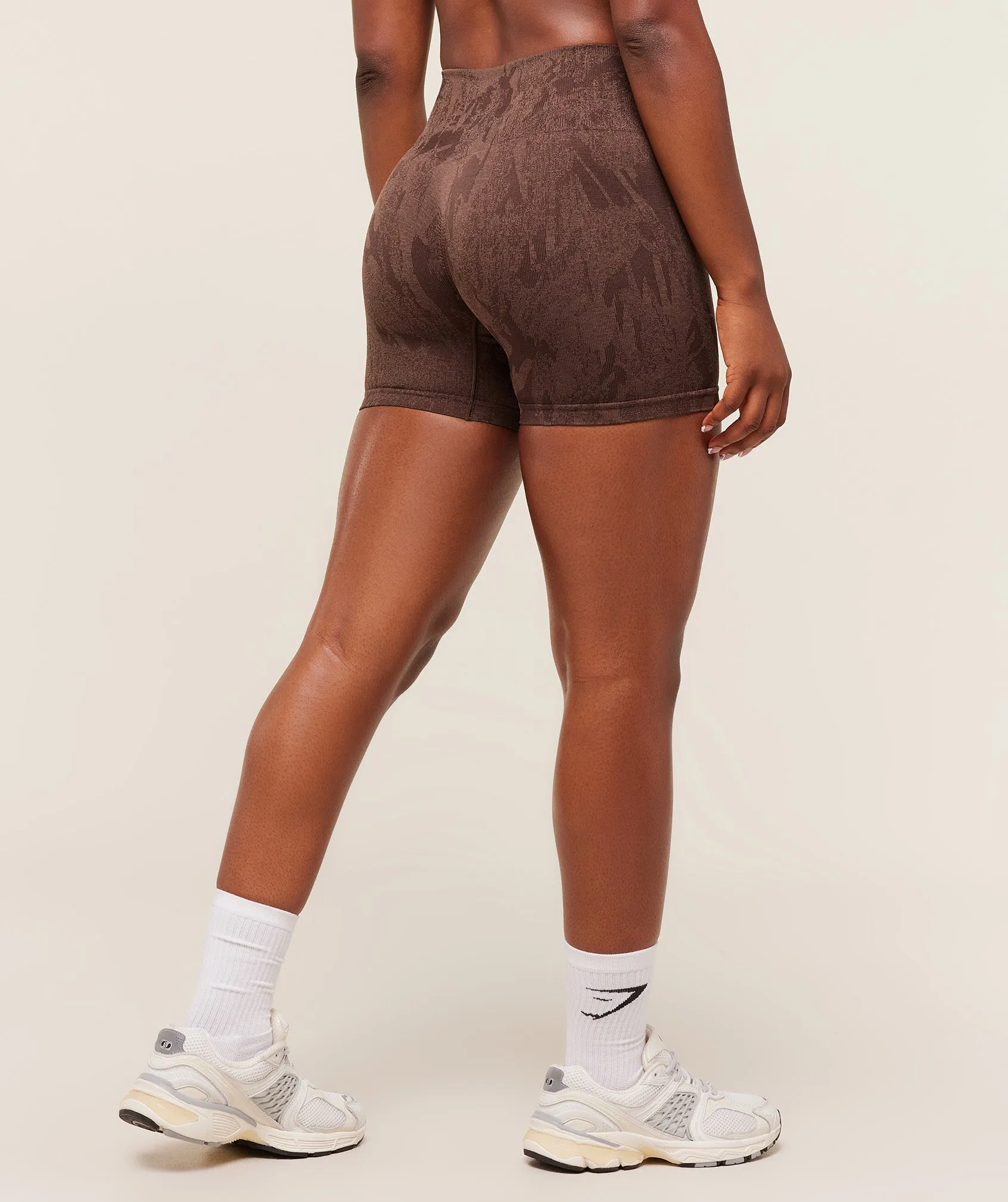 Gymshark Adapt Camo Seamless Shorts - Archive Brown/Soft Brown sold by Gymshark product image thumbnail 2