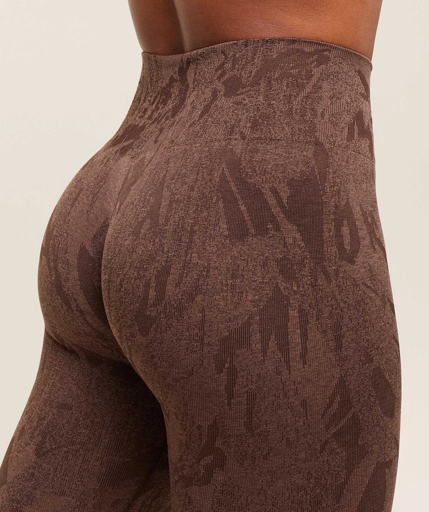 Gymshark Adapt Camo Seamless Leggings - Archive Brown/Soft Brown sold by Gymshark product image thumbnail 5