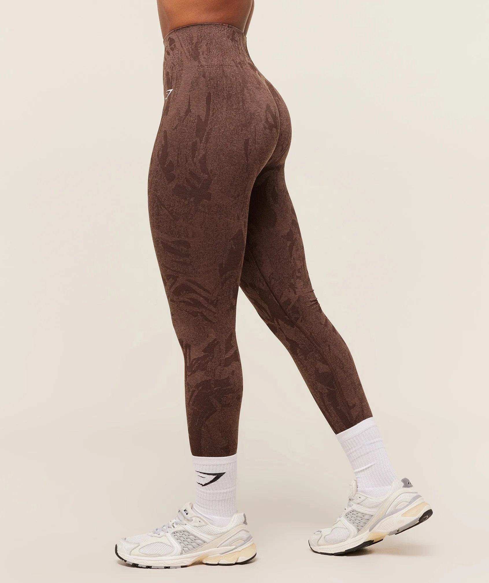 Gymshark Adapt Camo Seamless Leggings - Archive Brown/Soft Brown sold by Gymshark product image thumbnail 3