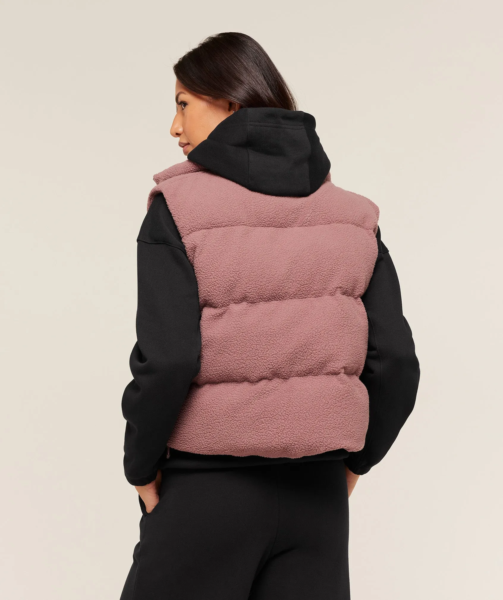 Gymshark Borg Puffer Vest - Chestnut Pink sold by Gymshark product image thumbnail 2